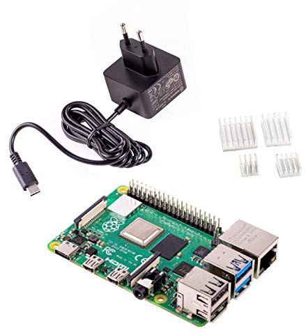 BerryBase Raspberry Pi 4 Computer Modell B, 2GB Elementary Kit