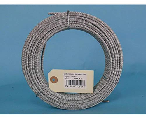 Cursol Cavo industriale 6 x 7+1 5 mm acciaio zincato 12013008 100 m