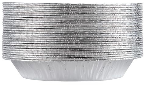DOBI Einweg-Pie-Backformen, Aluminiumfolie, Standardgröße, 22,9 cm, 10 Stück