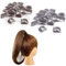 Polly Online 20 Stück Haarnetze für Frauen Brötchen, unsichtbare Haarnetze Elastic Edge Mesh（Schwarz+Kaffee）