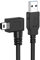 Chargeur USB pour GPS Garmin, Mellbree 2 m Mini câble de charge à angle droit pour la navigation par satellite en voiture compatible avec Garmin Sat Nav, NavPAL Sat Nav, OHREX Sat Nav