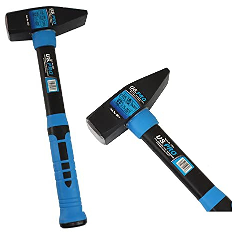 US Pro 1.5kg Machinist Cross Pein Hammer Fibreglass Handle Metal Work