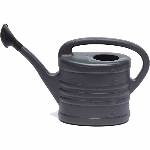 MePla 805-L02MP Gießkanne 5 Liter, mit Brause, anthrazit
