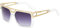 Dollger Classic Retro Sonnenbrille für Herren Damen 80s 90s Rapper Metall Große Gold Rahmen Hip hop Punk Rock Partei Brillen UV400 schutz