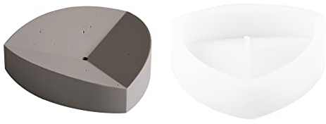 Zement-Räucherstäbchenhalter, geometrisches Silikon, Beton, Räucherstäbcheneinsatz, dekorative Form (SH0894)