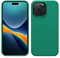 kwmobile Case for iPhone 14 Pro Max Case - Slim Soft TPU Silicone Cover - Works with Wireless Charging - Emerald Green