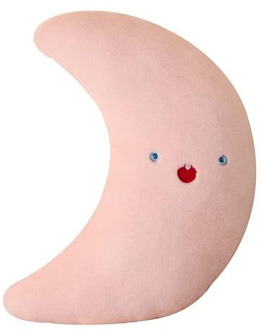 Surakey Kissen - Mond Kissen - Kissen Mond - Flauschig Dekokissen Mit Füllung - Kinderkissen,Couchkissen,Zierkissen für Babyzimmer,Wohnzimmer, Schlafzimmer, Kinderzimmer Deko