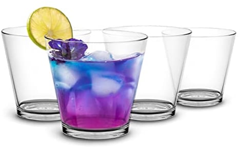RBDRINKS RB Cocktailgläser Rocks Premium-Kunststoff Unzerbrechlich Wiederverwendbar 35cl, 4 Stück