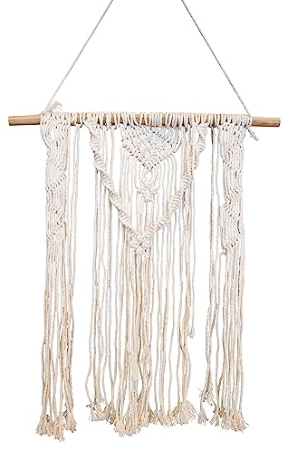 HEITMANN DECO Wandbehang Makramee - beige - ca. 41 x 50cm