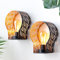 JSMY Set of 2 Battery Operated Lamp Unique Cordless Wall Sconce Metal Cage Wall Mount Lamp with 6-Hour Timer for Home Living Room Bedroom Kitchen Hallway Stairway