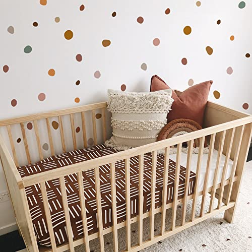 Neukids 84pcs Polka Dot Wandsticker, Boho Wandtattoo Mädchenzimmer, Kinderzimmer Babyzimmer Wandtattoo, Schlafzimmer Wohnzimmer flur Spielzimmer Wanddeko Selbstklebend