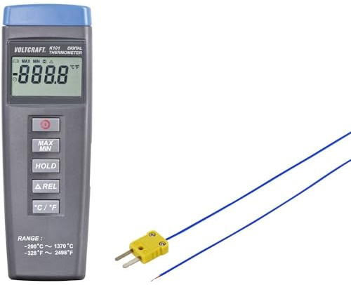 VOLTCRAFT K101 + TP 202 Temperatur-Messgerät Fühler-Typ K