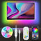Meiyue LED TV Hintergrundbeleuchtung, 5M LED Streifen RGBIC LED Fernseher Beleuchtung für 75 bis 85 Zoll TV und PC, mit App-Steuerung und Upgrade 2.4G RF Fernbedienung, Music Sync, USB betrieben