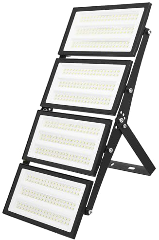 LED Strahler Außen 400W,Superhell 40000LM LED Scheinwerfer,6500K Kaltweiß LED Fluter Außen,IP66 Wasserdicht Flutlicht LED Aussenstrahler,LED Außenstrahler für Garten Garage Terrassen