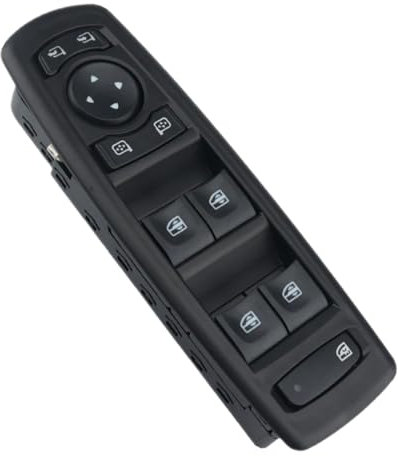 GEEANDLY Interruptor de botón Mando Elevalunas Botonera 254000015R 809610006R Compatible para Renault Fluence Megane 3 Laguna 3