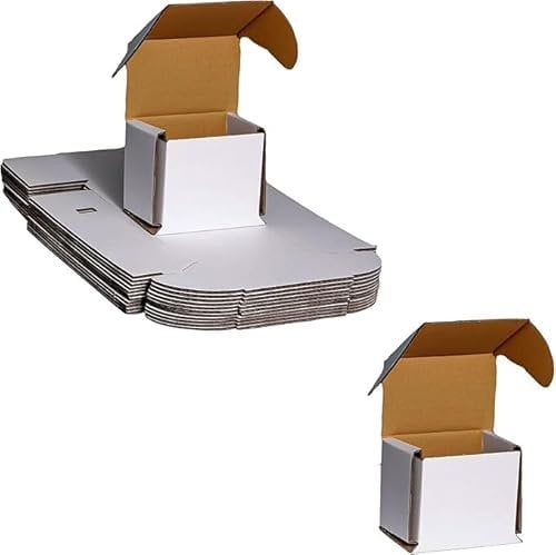 KARAVI Durable Smash Proof Sublimation Mug Gift Boxes Pack of 20 - Sturdy Double-Wall Cardboard, Secure Mug Packaging, Multipurpose White Postal Boxes for Shipping, Mailing & Gifting (11.5 x 8 x 10cm)