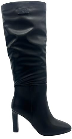 Laura Biagiotti stivale goffrato elegante tacco alto nero 8844 (Nero, Sistema Taglie Calzature EU, Adulto, Numero, Media, 37)