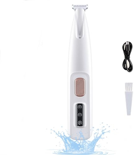 Paw Trim Pro Pfotentrimmer, Pawtrim pro-Schmerzfreie Pfotenpflege in Sekundenschnelle, Pfotentrimmer für Hunde Extra Leise, Hundepfoten Trimmer Mit LED-Licht