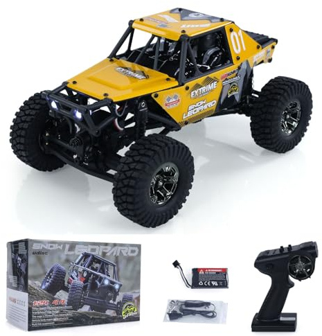 Toucan RC Hobby 1/24 4x4 RC Rock Crawler Modelo UDI RC UCX2405PRO Motor sin escobillas ESC Vehículo Todoterreno teledirigido RTR Coche Juguetes Batería