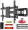 Maclean TV Mount, max VESA 600x400, 32-85, 60kg, horizontal and vertical angle adjustment, profile 65-390mm, black, MC-789