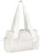 flintronic Sporttasche Reisetasche Damen Klein, Mini Wasserdicht Fitnesstasche mit Nassfach, Verstellbarer Schultergurt Kleine Reisetasche Damen Weekender, 30 x 11.5 x 18 cm (Weiß)