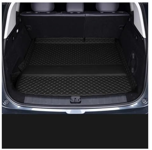 BTHMGBAE Auto Kofferraummatte Für Leapmotor C10 2024 2025, Kofferraummatte Leder, Wasserdicht, Schwarz