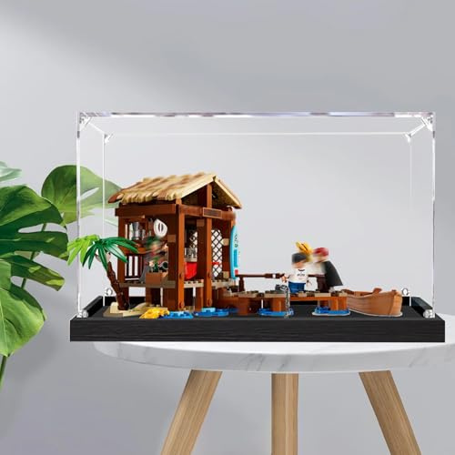 Acrylic Display Case for Lego 75636 Windmill Village Cottage, Dust-Proof Storage and Organisation, Display Case for Lego Display Case, Size: 25X22X16 cm (Display Case) (2mm)
