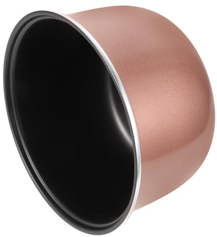 Healifty Pentola Interna Antiaderente in Acciaio Inossidabile per Cuociriso Elettrico Rivestimento Nonstick per Cottura Precisa di Riso Zuppe e Porridge Accessorio Multifunzionale per
