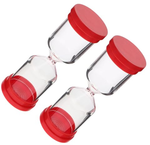 OFFSCH 2 Pièces Sablier DIY Rechargeable avec Bouteilles Vides Minuteur de Table Multifonction pour Décoration Maison Bureaux et Projets Créatifs