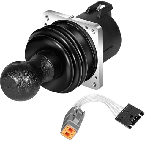 101174 101174GT Dual Axis Joystick Controller with Harness Adapter, Fit for Genie S-45, S-60, S-65, S-80, S-85, S-100, S-120, Z-45/25J IC, Z-51/30J, Z-60/34 Boom Lifts