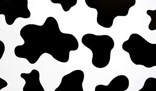 Klebefolie 200x45cm Kuhmuster Kuhflecken Dekofolie Selbstklebefolie Möbelfolie
