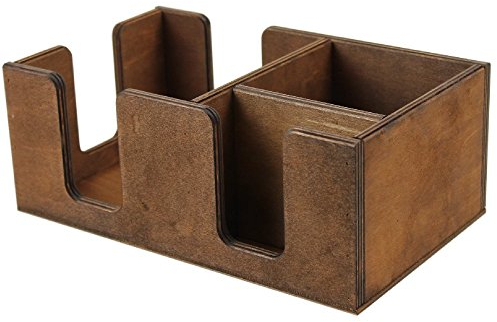 Chalkboards UK WC948 Tidy/Caddy Wooden Bar, Wood, Black