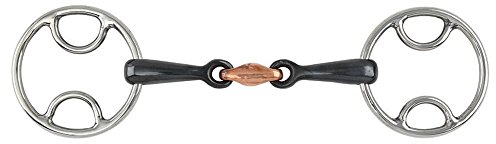 Shires Sweet Iron Loop Ring Bit with Lozenge 4 1/2