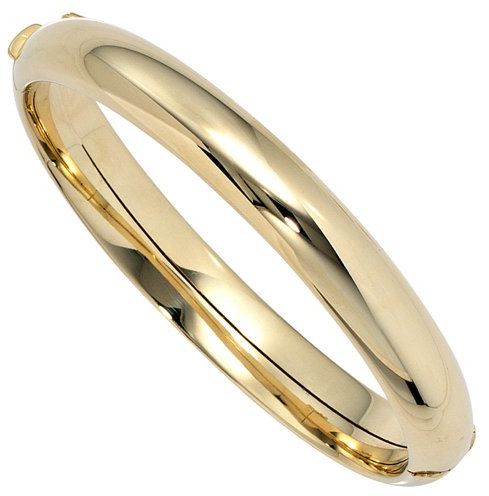 Armschmuck Armreif aus 585 Gold Gelbgold glänzend & edel Damen Goldarmreif