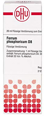 DHU Ferrum phosphoricum D8 Dilution, 20 ml Lösung