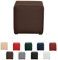 FORTISLINE Sitzhocker Hocker Kunstleder 35cm x 35cm Braun W326 07