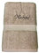 Krings Fashion Duschtuch 70 x 140 cm - Namen nach Wunsch auswählbar - Hochwertig Besticktes Handtuch - 100% Baumwolle - Einzigartiges Design - Marone - Stickfarbe wählbar