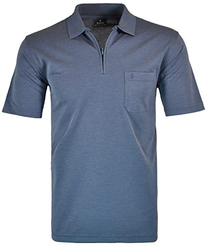 RAGMAN Herren RAGMAN Kurzarm Poloshirt, Azur, Gr. XXL