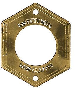 Mottura Mostrina Esterna Finitura Ottonata Per Pompa Cilindro Ø Mm 34.