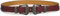 styleBREAKER Gürtel mit doppelter verzierter Schnalle im Western Style, B-Low Belt, Taillengürtel, kürzbar, Damen 03010085, Farbe:Bordeaux-Rot, Größe:95cm
