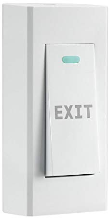 sourcing map Door Release Button Push To Exit Resettable NC/NO/COM Switch for Access Control 89mmx40mm Panel 250V 10A