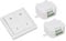 McPower | Funk-Schalter Set Comfort | 2 Empfänger + Wandtaster | LED geeignet | 433 MHz | 70 m Reichweite | 2000W | Unterputz | Smart Nachrüstung