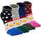 ZFSOCK Zehensocken Damen Baumwolle Five Finger Socken Bunt Sport Socken Zehen Einzeln Lustig Atmungsaktiv Laufen Socken 36-41, 4 Paare(4/7 Jahre)