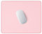 Hsurbtra Mouse Pad, Premium-Textured Square Mousepad 26 x 21 cm, Stitched Edge Anti-Slip Waterproof Rubber Mouse Mat, Pretty Cute Mouse Pad for Office Gaming Laptop Women Kids Pink