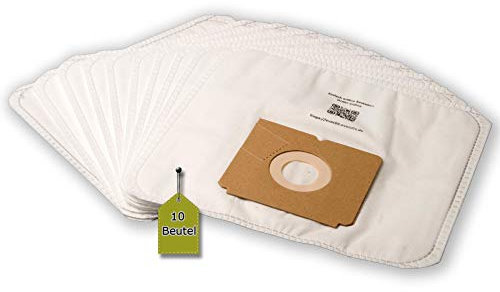 Lot de 10 sacs d'aspirateur compatibles avec Tornado Complys - Série - 10 sacs d'aspirateur + 1 micro-filtre - Compatibles avec les sacs d'aspirateur Swirl A07