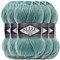 Alize 5 x 100g Superlana Maxi Türkische Premium Wolle Baumwolle und Acryl Uni Handstrickgarne | Yarn | Garn | Strickgarn Einfarbig Baby zum Häkeln Stricken Kleidung Schals (Light Aqua | 463)