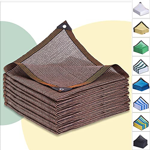 Sonnenschutznetz 1x1m Sonnensegel mit 90% Schattierwirkung Schattennetz Garten UV-Schutznetz Atmungsaktiv Kühlend Balkon netze Windschutznetz Stall