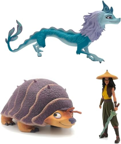Disney Raya - 3 Spielfiguren - Spielset