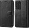 GAPlus OPPO A94 5G Leather Case - Premium Wallet Case Leather Flip Cover [Card Holder] [Magnetic Closure] For OPPO A94 5G Black