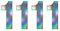 【Pack of 4】Multi Shine Silver Wheelie Bin Number (0) Self Adhesive Water Resistant Stickers, 7 Inches Bin Numbers for Wheelie Bins Dustbins Garbage bins (1)